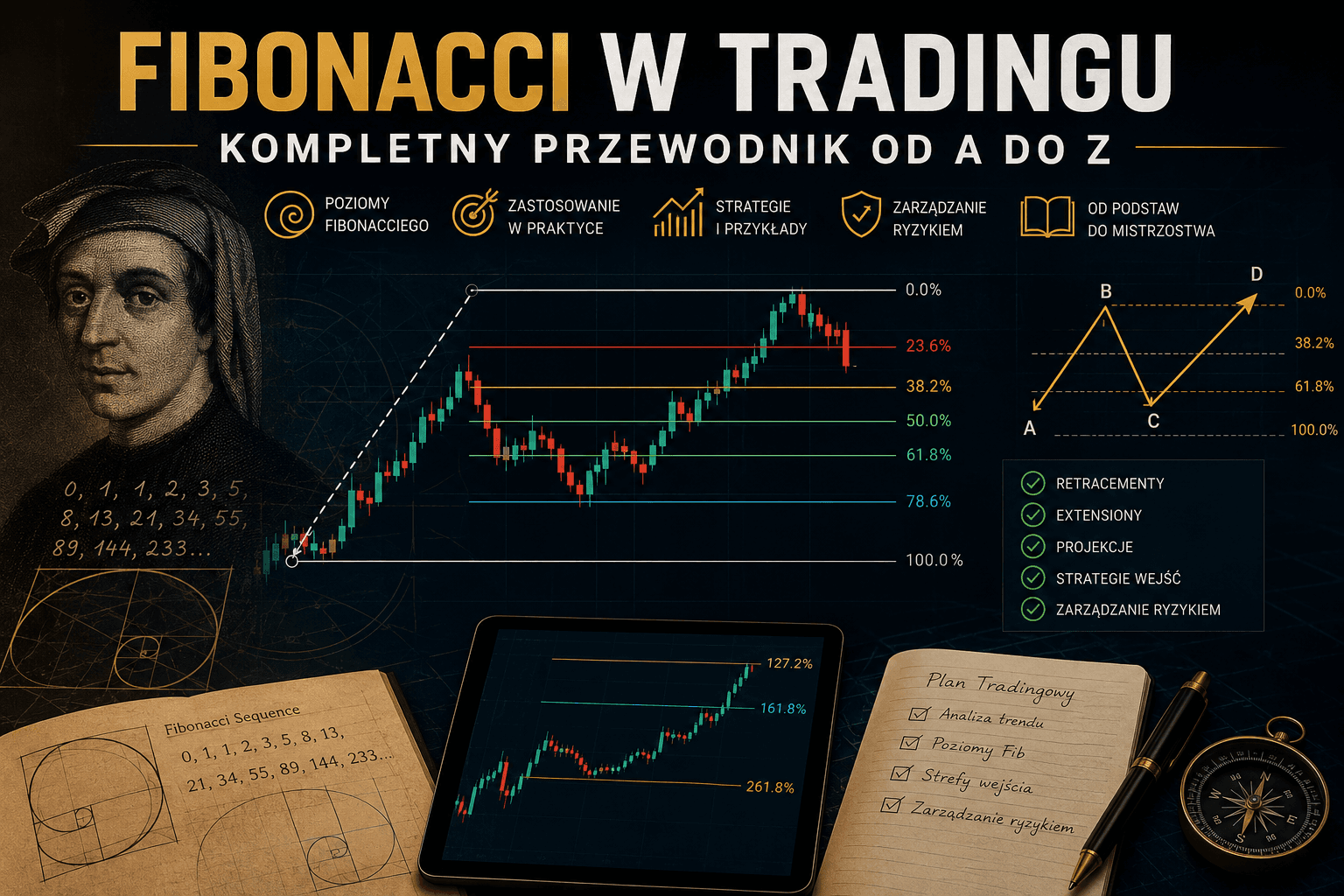 Fibonacci w tradingu - kompletny przewodnik od A do Z